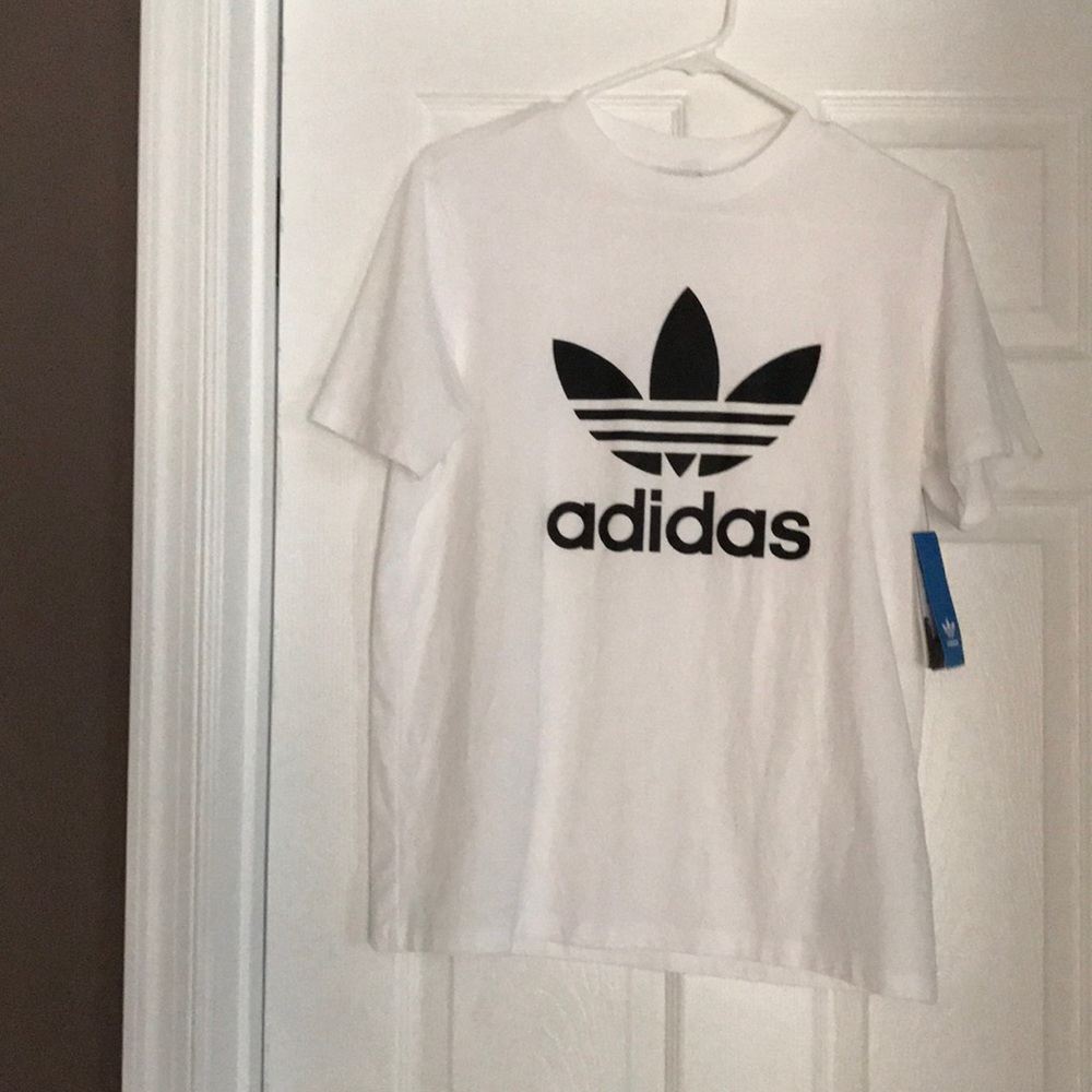 Adidas Trefoil Tee White/Black L